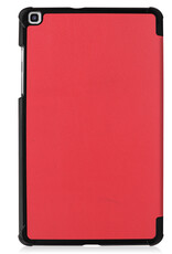 BASEY. Hoesje Geschikt voor Samsung Galaxy Tab A 8.0 (2019) Hoes Case Tablet Hoesje Tri-fold - Hoes Geschikt voor Samsung Tab A 8.0 (2019) Hoesje Hard Cover Bookcase Hoes - Rood