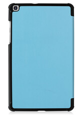 BASEY. Hoesje Geschikt voor Samsung Galaxy Tab A 8.0 (2019) Hoes Case Tablet Hoesje Tri-fold - Hoes Geschikt voor Samsung Tab A 8.0 (2019) Hoesje Hard Cover Bookcase Hoes - Lichtblauw