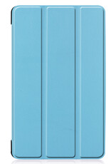 BASEY. Hoesje Geschikt voor Samsung Galaxy Tab A 8.0 (2019) Hoes Case Tablet Hoesje Tri-fold - Hoes Geschikt voor Samsung Tab A 8.0 (2019) Hoesje Hard Cover Bookcase Hoes - Lichtblauw