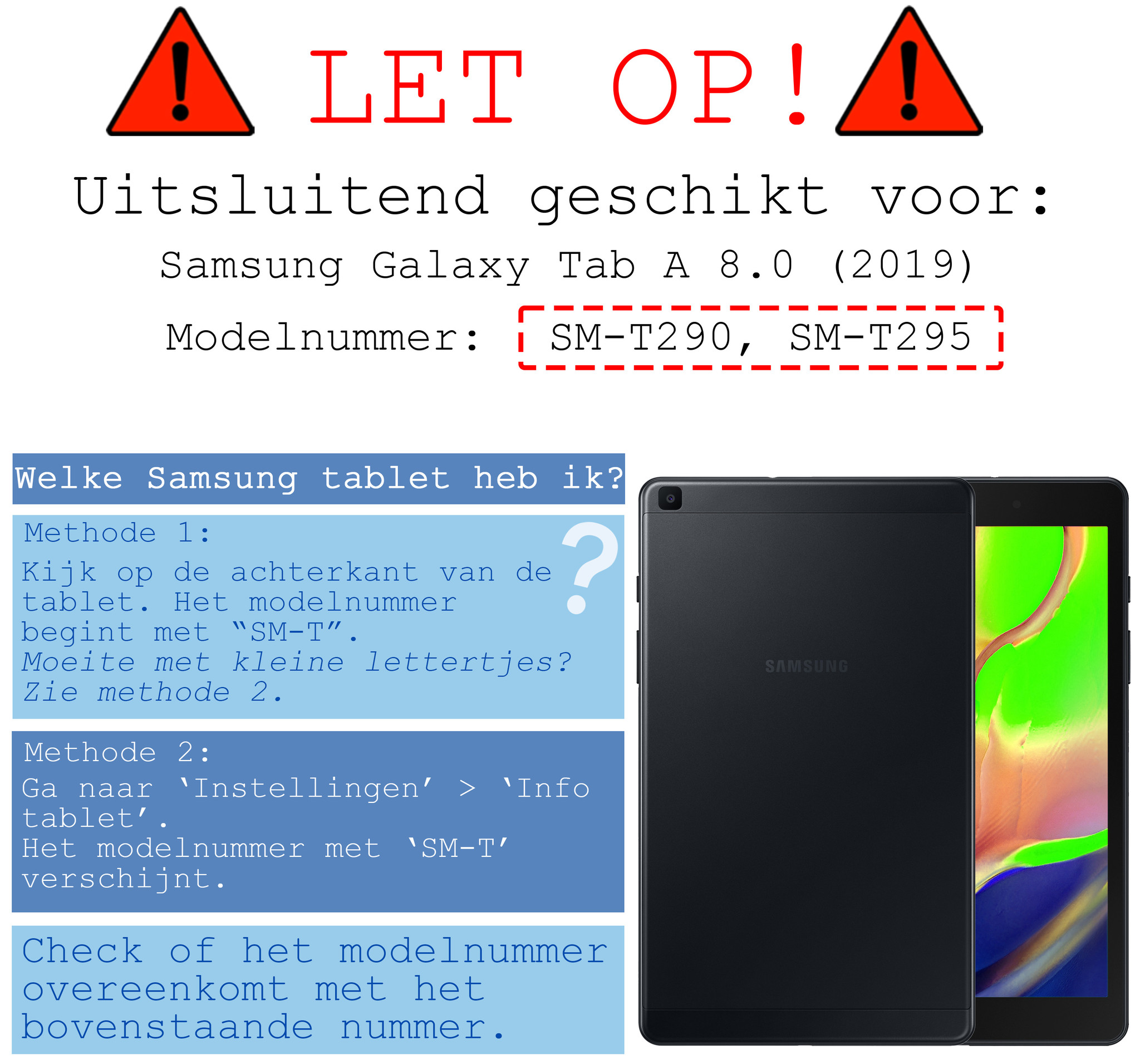 BASEY. Hoesje Geschikt voor Samsung Galaxy Tab A 8.0 (2019) Hoes Case Tablet Hoesje Tri-fold - Hoes Geschikt voor Samsung Tab A 8.0 (2019) Hoesje Hard Cover Bookcase Hoes - Donkergroen