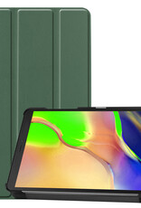 BASEY. Hoesje Geschikt voor Samsung Galaxy Tab A 8.0 (2019) Hoes Case Tablet Hoesje Tri-fold - Hoes Geschikt voor Samsung Tab A 8.0 (2019) Hoesje Hard Cover Bookcase Hoes - Donkergroen