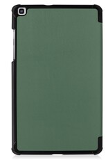 BASEY. Hoesje Geschikt voor Samsung Galaxy Tab A 8.0 (2019) Hoes Case Tablet Hoesje Tri-fold - Hoes Geschikt voor Samsung Tab A 8.0 (2019) Hoesje Hard Cover Bookcase Hoes - Donkergroen