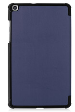 BASEY. Hoesje Geschikt voor Samsung Galaxy Tab A 8.0 (2019) Hoes Case Tablet Hoesje Tri-fold Met Screenprotector - Hoes Geschikt voor Samsung Tab A 8.0 (2019) Hoesje Hard Cover Bookcase Hoes - Donkerblauw