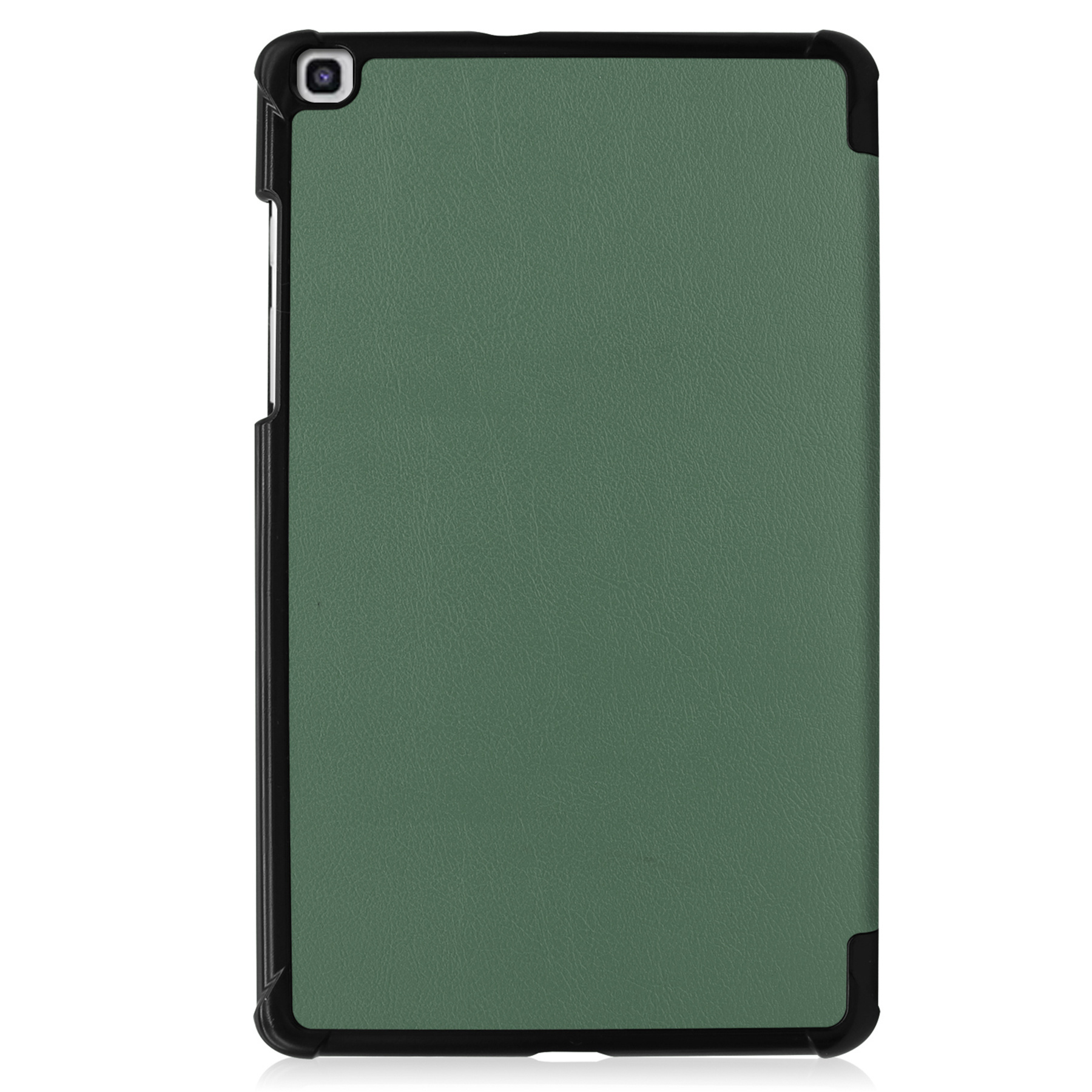 BASEY. Hoesje Geschikt voor Samsung Galaxy Tab A 8.0 (2019) Hoes Case Tablet Hoesje Tri-fold Met Screenprotector - Hoes Geschikt voor Samsung Tab A 8.0 (2019) Hoesje Hard Cover Bookcase Hoes - Donkergroen