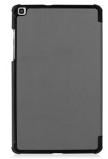 BASEY. Hoesje Geschikt voor Samsung Galaxy Tab A 8.0 (2019) Hoes Case Tablet Hoesje Tri-fold Met Screenprotector - Hoes Geschikt voor Samsung Tab A 8.0 (2019) Hoesje Hard Cover Bookcase Hoes - Grijs