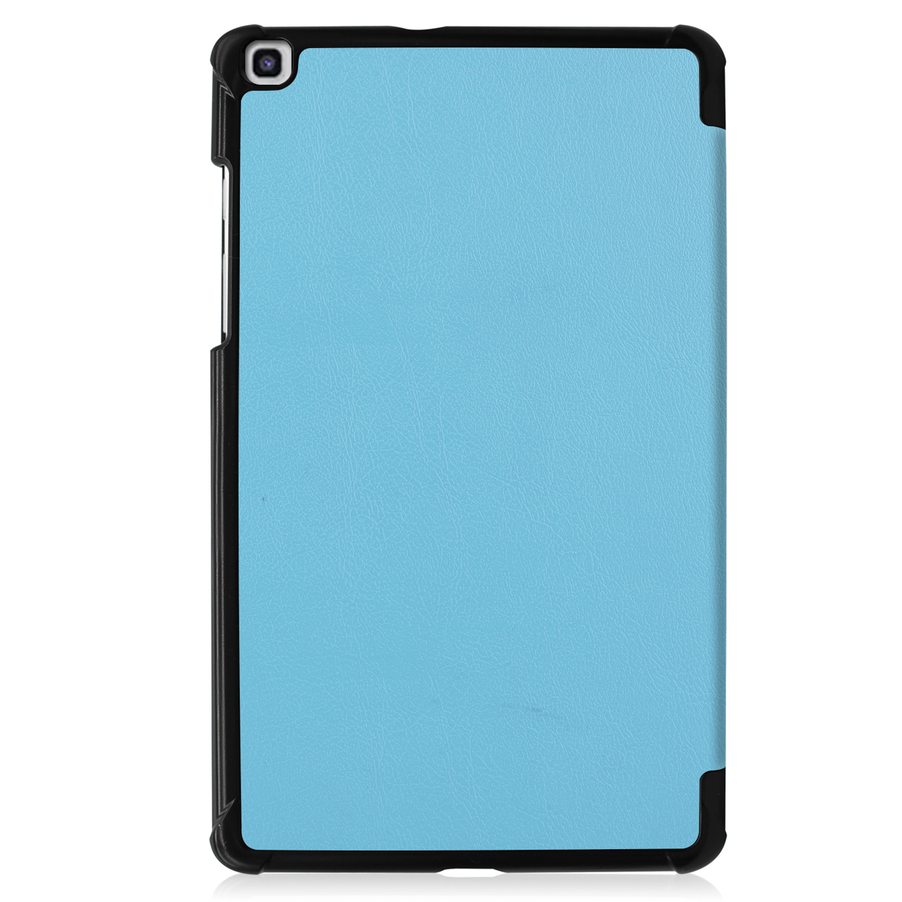 BASEY. Hoesje Geschikt voor Samsung Galaxy Tab A 8.0 (2019) Hoes Case Tablet Hoesje Tri-fold Met Screenprotector - Hoes Geschikt voor Samsung Tab A 8.0 (2019) Hoesje Hard Cover Bookcase Hoes - Lichtblauw