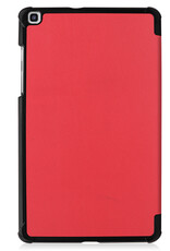 BASEY. Hoesje Geschikt voor Samsung Galaxy Tab A 8.0 (2019) Hoes Case Tablet Hoesje Tri-fold Met Screenprotector - Hoes Geschikt voor Samsung Tab A 8.0 (2019) Hoesje Hard Cover Bookcase Hoes - Rood