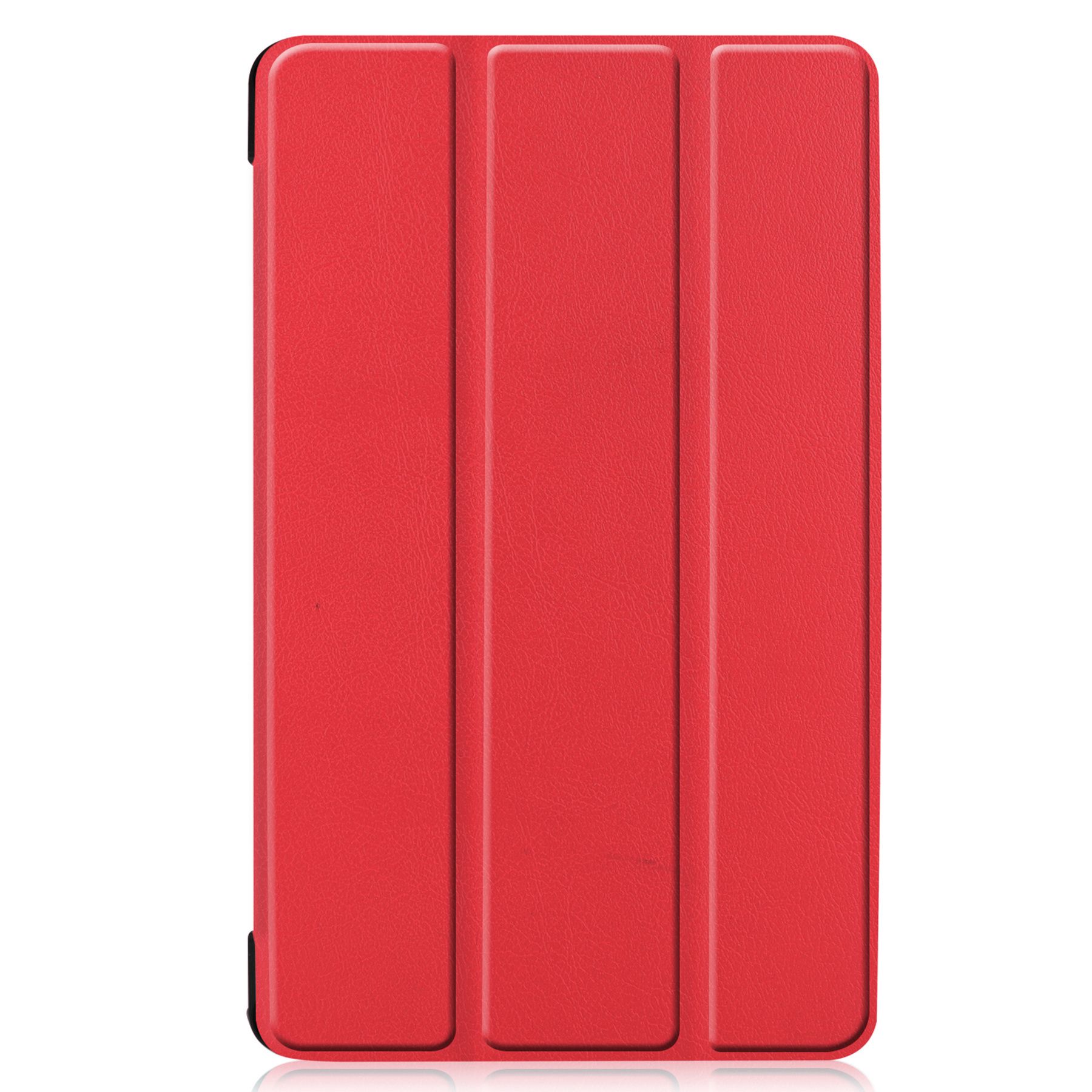 BASEY. Hoesje Geschikt voor Samsung Galaxy Tab A 8.0 (2019) Hoes Case Tablet Hoesje Tri-fold Met Screenprotector - Hoes Geschikt voor Samsung Tab A 8.0 (2019) Hoesje Hard Cover Bookcase Hoes - Rood