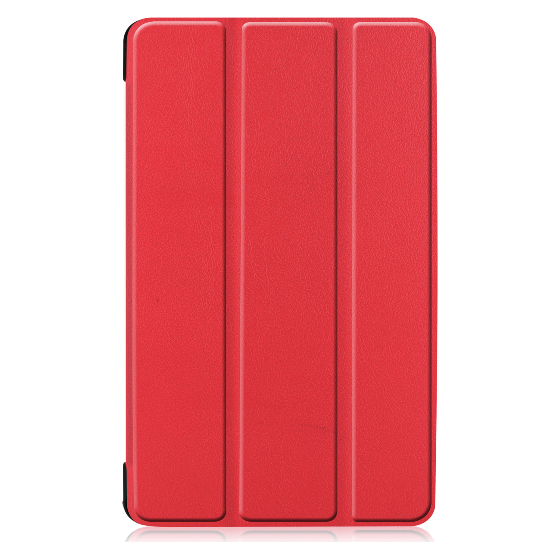 BASEY. Samsung Galaxy Tab A 8.0 2019 Hoes Book Case Luxe Hoesje Met Screenprotector - Samsung Galaxy Tab A 8.0 (2019) Hoesje Book Case Hoes - Rood