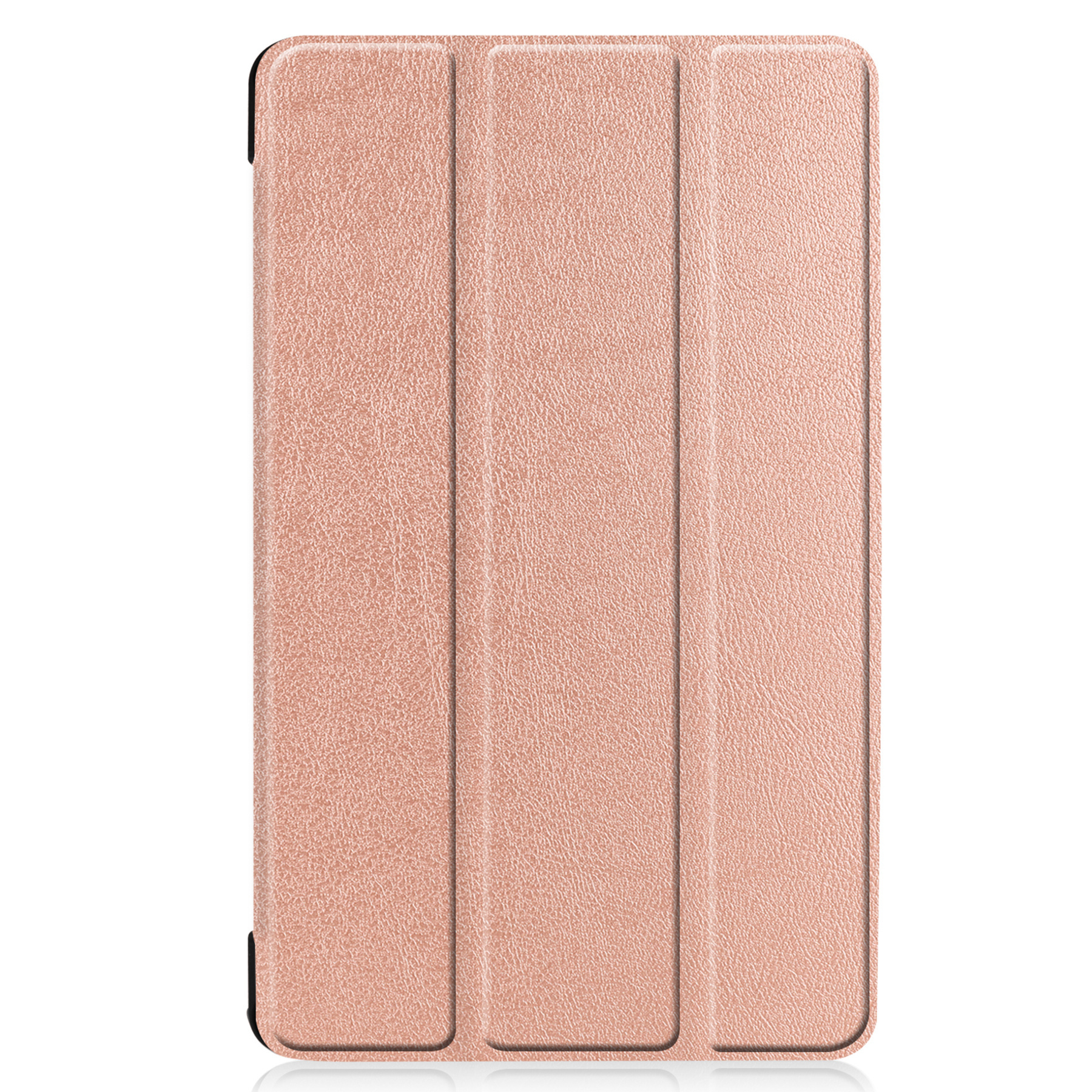 BASEY. Samsung Galaxy Tab A 8.0 2019 Hoes Book Case Luxe Hoesje Met Screenprotector - Samsung Galaxy Tab A 8.0 (2019) Hoesje Book Case Hoes - Rosé Goud