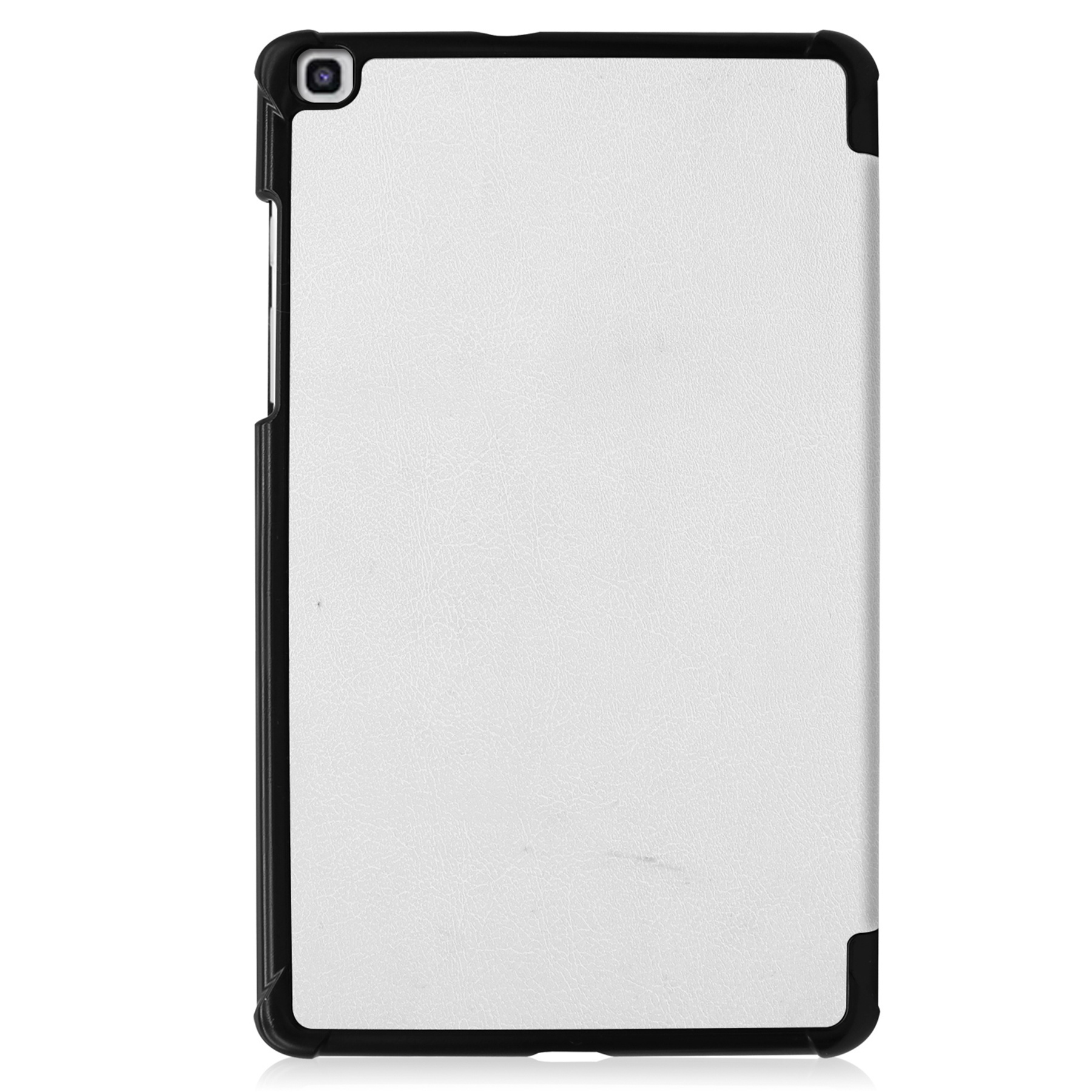 BASEY. Hoesje Geschikt voor Samsung Galaxy Tab A 8.0 (2019) Hoes Case Tablet Hoesje Tri-fold Met Screenprotector - Hoes Geschikt voor Samsung Tab A 8.0 (2019) Hoesje Hard Cover Bookcase Hoes - Wit