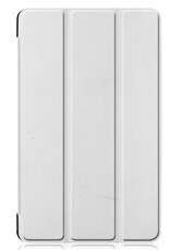 BASEY. Hoesje Geschikt voor Samsung Galaxy Tab A 8.0 (2019) Hoes Case Tablet Hoesje Tri-fold Met Screenprotector - Hoes Geschikt voor Samsung Tab A 8.0 (2019) Hoesje Hard Cover Bookcase Hoes - Wit