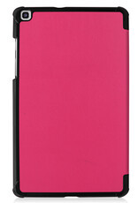 NoXx Hoesje Geschikt voor Samsung Galaxy Tab A 8.0 (2019) Hoesje Case Hard Cover Hoes Book Case Met Screenprotector - Donkerroze