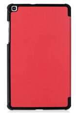 NoXx Samsung Galaxy Tab A 8.0 2019 Hoesje Met Screenprotector Book Case Cover Met Screen Protector - Rood