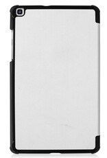 NoXx Hoesje Geschikt voor Samsung Galaxy Tab A 8.0 (2019) Hoesje Case Hard Cover Hoes Book Case Met Screenprotector - Wit