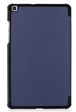 Nomfy Samsung Galaxy Tab A 8.0 (2019) Hoes Book Case Cover Met Screenprotector - Samsung Galaxy Tab A 8.0 (2019) Book Case Met Beschermglas - Donker Blauw