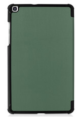 Nomfy Hoes Geschikt voor Samsung Galaxy Tab A 8.0 (2019) Hoes Tri-fold Tablet Hoesje Case Met Screenprotector - Hoesje Geschikt voor Samsung Tab A 8.0 (2019) Hoesje Hardcover Bookcase - Donkergroen