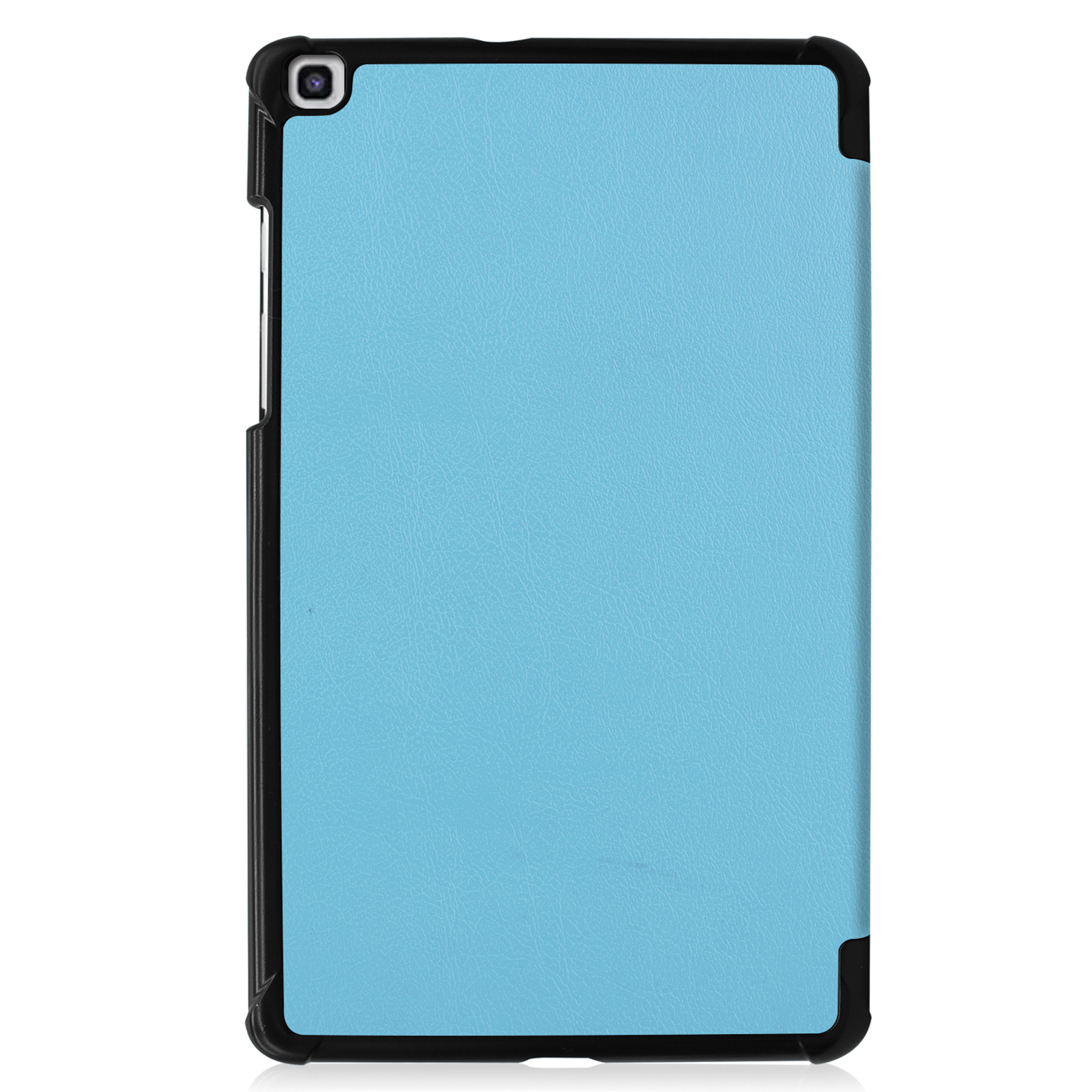 Nomfy Hoes Geschikt voor Samsung Galaxy Tab A 8.0 (2019) Hoes Tri-fold Tablet Hoesje Case Met Screenprotector - Hoesje Geschikt voor Samsung Tab A 8.0 (2019) Hoesje Hardcover Bookcase - Lichtblauw