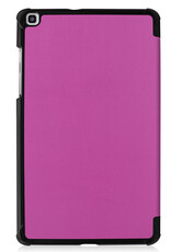 Nomfy Hoes Geschikt voor Samsung Galaxy Tab A 8.0 (2019) Hoes Tri-fold Tablet Hoesje Case Met Screenprotector - Hoesje Geschikt voor Samsung Tab A 8.0 (2019) Hoesje Hardcover Bookcase - Paars