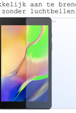 BASEY. Hoesje Geschikt voor Samsung Galaxy Tab A 8.0 (2019) Hoes Case Tablet Hoesje Tri-fold Met Screenprotector - Hoes Geschikt voor Samsung Tab A 8.0 (2019) Hoesje Hard Cover Bookcase Hoes - Donkergroen