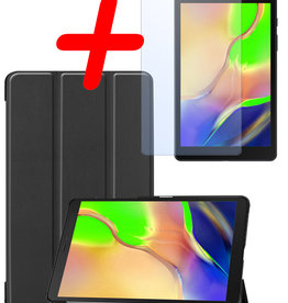 BASEY. BASEY. Samsung Galaxy Tab A 8.0 2019 Hoes Met Screenprotector - Zwart