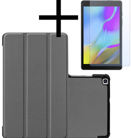 NoXx NoXx Samsung Galaxy Tab A 8.0 2019 Hoes Met Screenprotector - Grijs