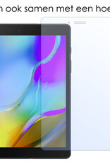 NoXx Hoesje Geschikt voor Samsung Galaxy Tab A 8.0 (2019) Hoesje Case Hard Cover Hoes Book Case Met Screenprotector - Lichtblauw