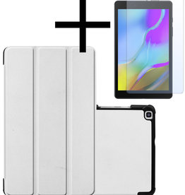 NoXx NoXx Samsung Galaxy Tab A 8.0 2019 Hoes Met Screenprotector - Wit