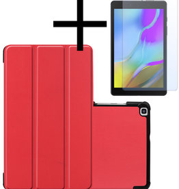 NoXx NoXx Samsung Galaxy Tab A 8.0 2019 Hoes Met Screenprotector - Rood