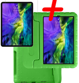 BASEY. BASEY. iPad Pro 11 inch (2020) Kinderhoes Met Screenprotector - Groen