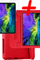 BASEY. BASEY. iPad Pro 11 inch (2020) Kinderhoes Met Screenprotector - Rood