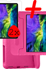 BASEY. BASEY. iPad Pro 11 inch (2020) Kinderhoes Met 2x Screenprotector - Roze