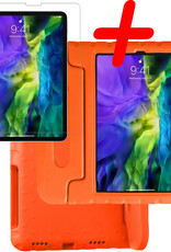 BASEY. BASEY. iPad Pro 11 inch (2021) Kinderhoes Met Screenprotector - Oranje