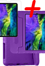 BASEY. BASEY. iPad Pro 11 inch (2021) Kinderhoes Met Screenprotector - Paars