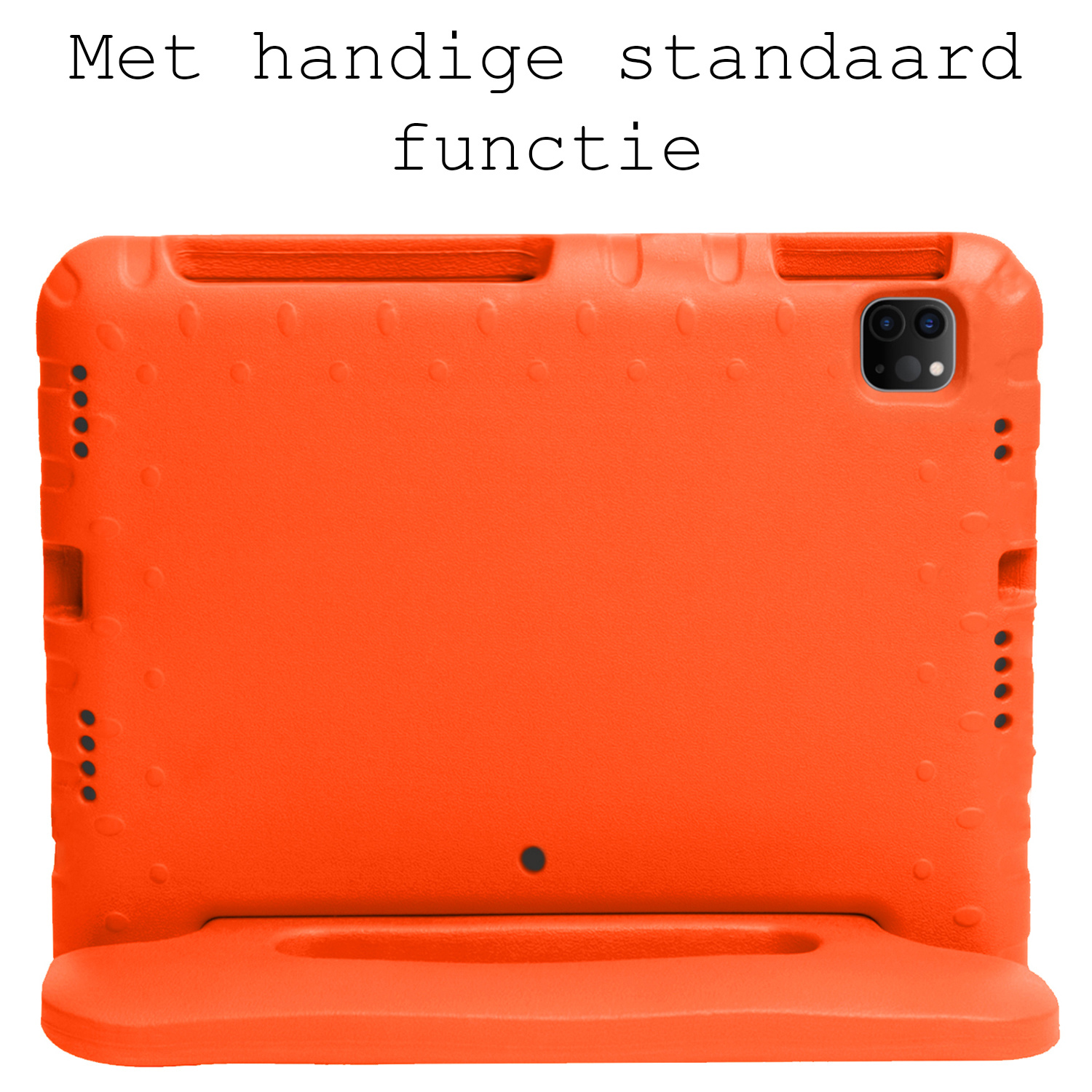 BASEY. BASEY. iPad Pro 11 inch (2021) Kinderhoes Met 2x Screenprotector - Oranje