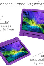 BASEY. BASEY. iPad Pro 11 inch (2021) Kinderhoes Met 2x Screenprotector - Paars