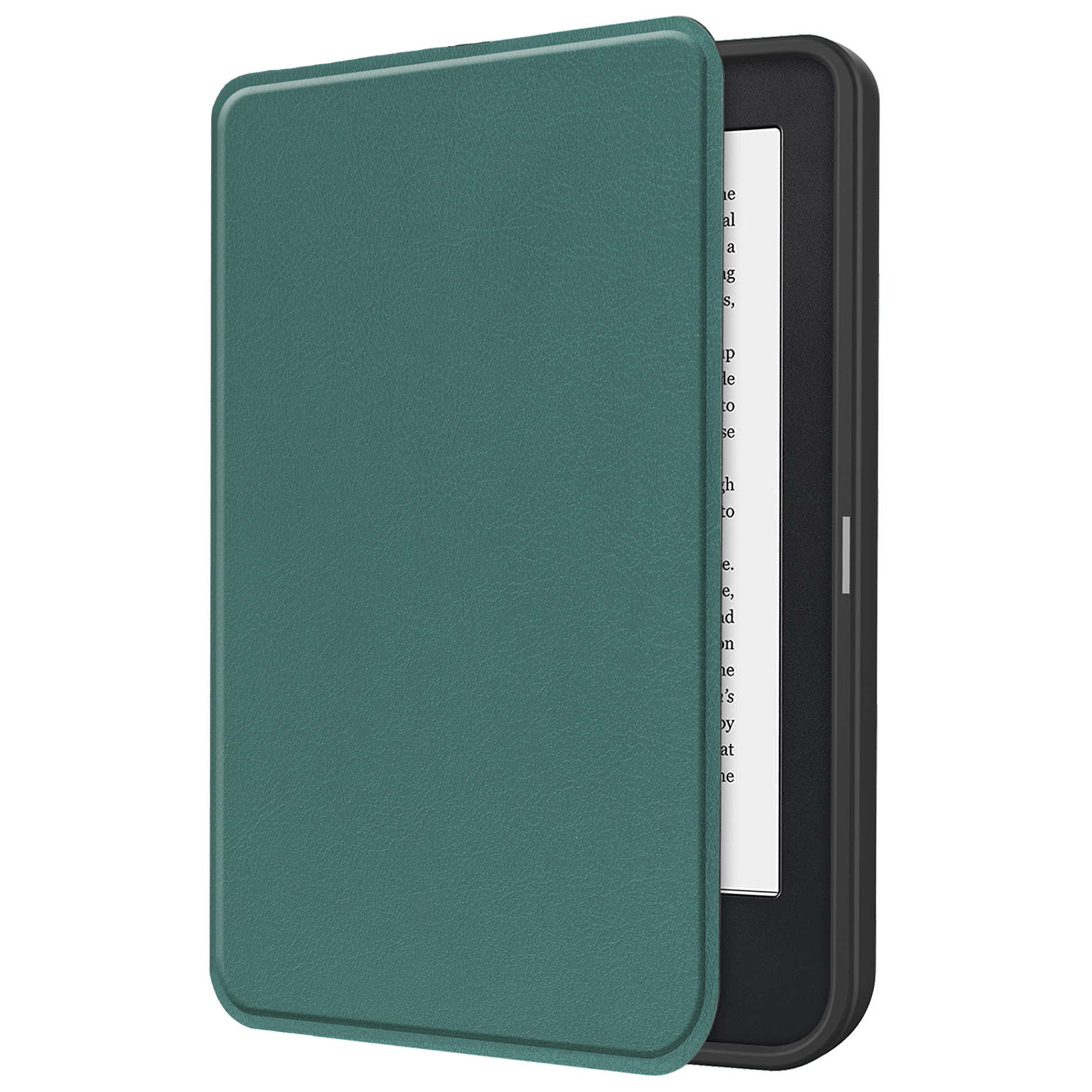 Kobo Clara 2E Hoes Bescherm Hoesje Case Luxe Sleep Cover - Donker Groen