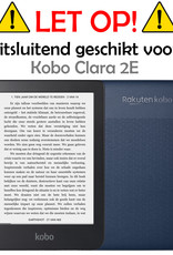 Kobo Clara 2E Hoes Bescherm Hoesje Case Luxe Sleep Cover - Donker Groen