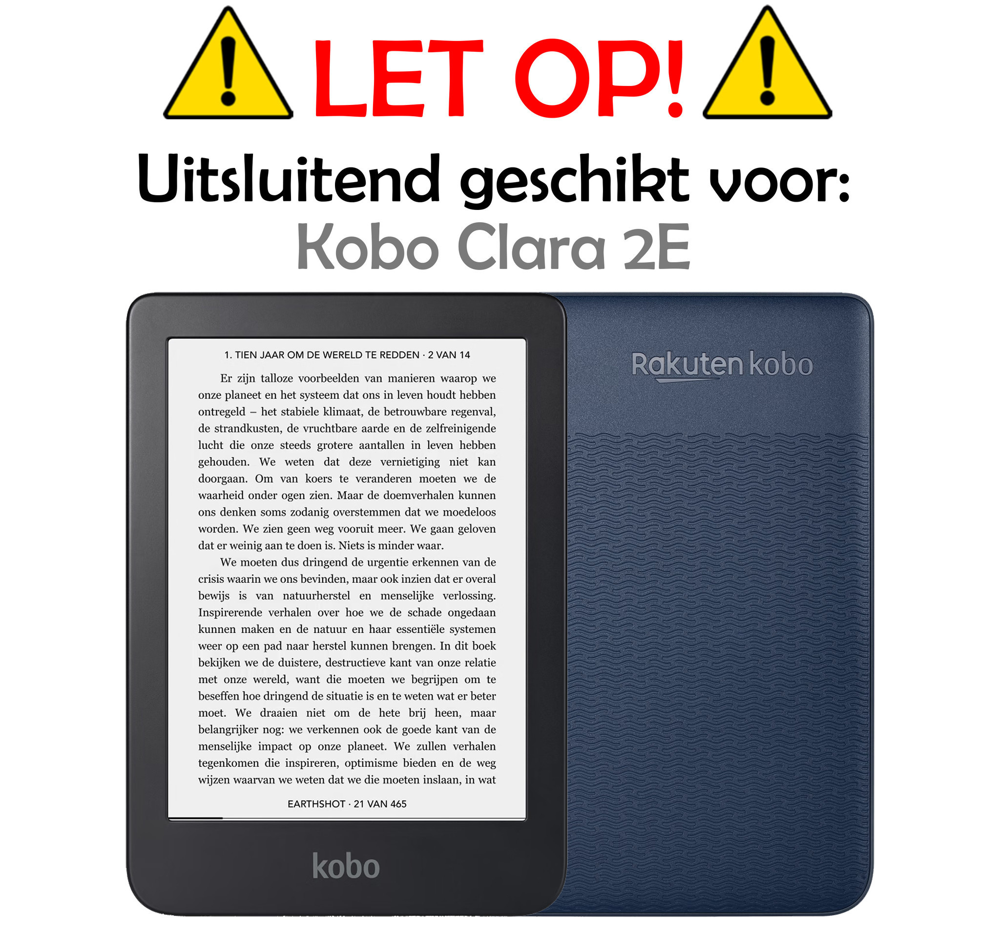 Kobo Clara 2E Hoes Bescherm Hoesje Case Luxe Sleep Cover - Donker Groen