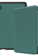 Kobo Clara 2E Hoes Bescherm Hoesje Case Luxe Sleep Cover - Donker Groen