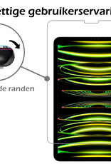 Nomfy Nomfy iPad Pro 12.9 inch (2022) Hoesje Met Screenprotector - Donkergroen