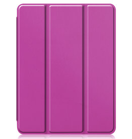 Nomfy Nomfy iPad Pro 11 inch (2021) Hoesje Met Apple Pencilhouder - Paars