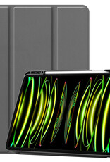 Nomfy Nomfy iPad Pro 11 inch (2021) Hoesje Met Apple Pencilhouder - Grijs