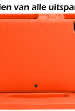Nomfy Nomfy iPad Pro 11 inch (2022) Kinderhoes Met Screenprotector - Oranje