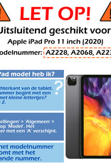 Nomfy Nomfy iPad Pro 11 inch (2020) Kinderhoes Met 2x Screenprotector - Lichtblauw