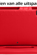 Nomfy Nomfy iPad Pro 11 inch (2020) Kinderhoes Met 2x Screenprotector - Rood