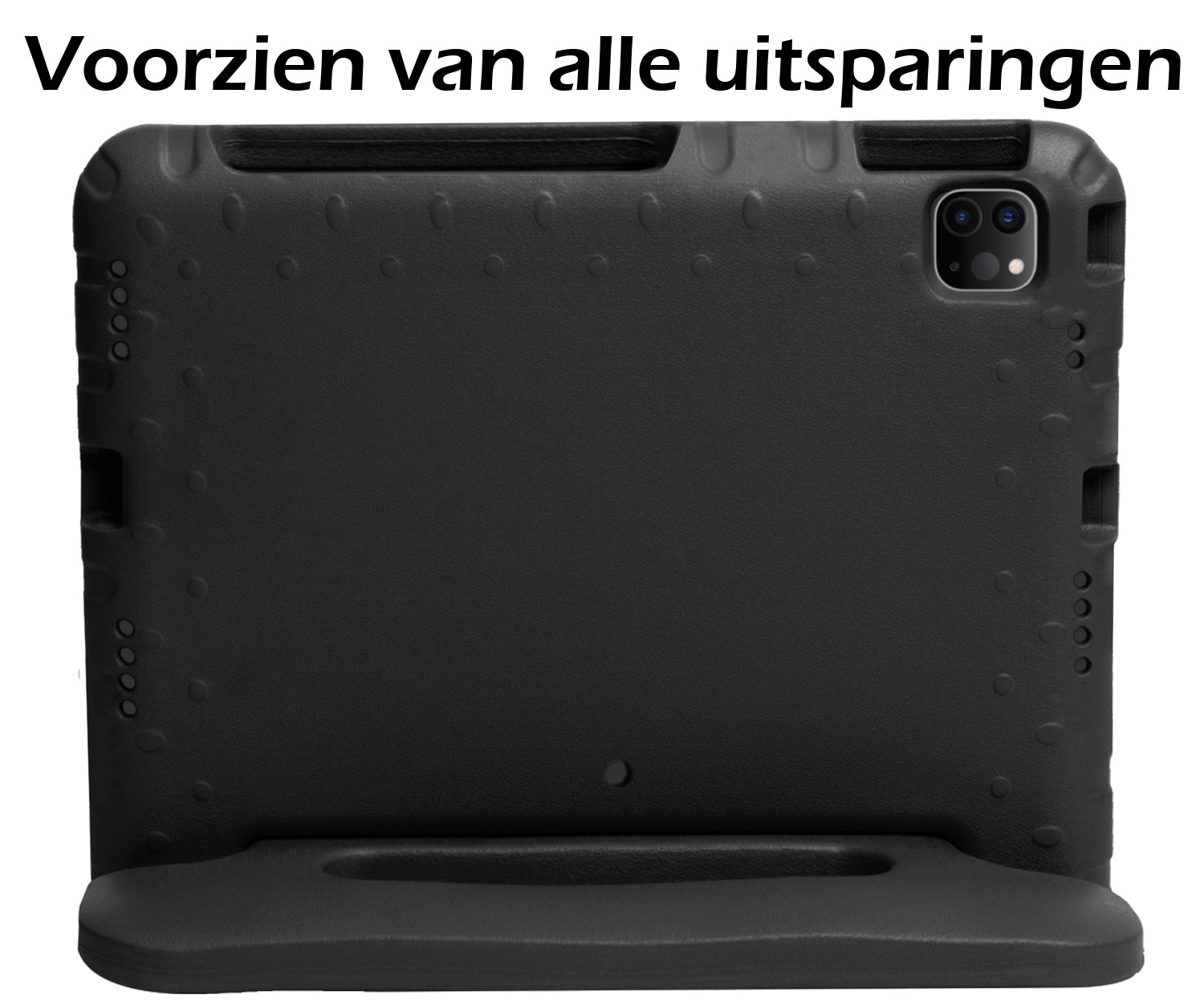 Nomfy Nomfy iPad Pro 11 inch (2021) Kinderhoes Met Screenprotector - Zwart