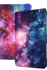 BASEY. Hoes Geschikt voor Kobo Clara HD Hoesje Bookcase Cover Hoes - Hoesje Geschikt voor Kobo Clara HD Hoes Cover Case - Galaxy