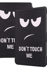 BASEY. Hoes Geschikt voor Kobo Clara HD Hoesje Bookcase Cover Hoes - Hoesje Geschikt voor Kobo Clara HD Hoes Cover Case - Don't Touch Me