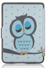 BASEY. Hoes Geschikt voor Kobo Clara HD Hoesje Bookcase Cover Hoes - Hoesje Geschikt voor Kobo Clara HD Hoes Cover Case - Uil